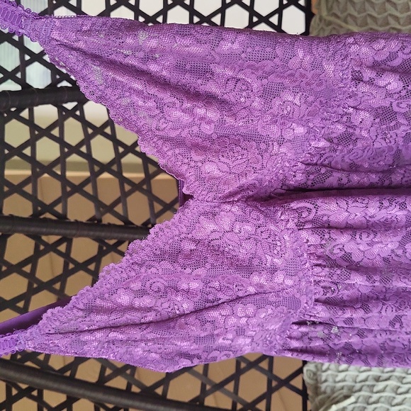 Torrid Simply Lace Babydoll - Purple Size 0/L/12 - Picture 10 of 12